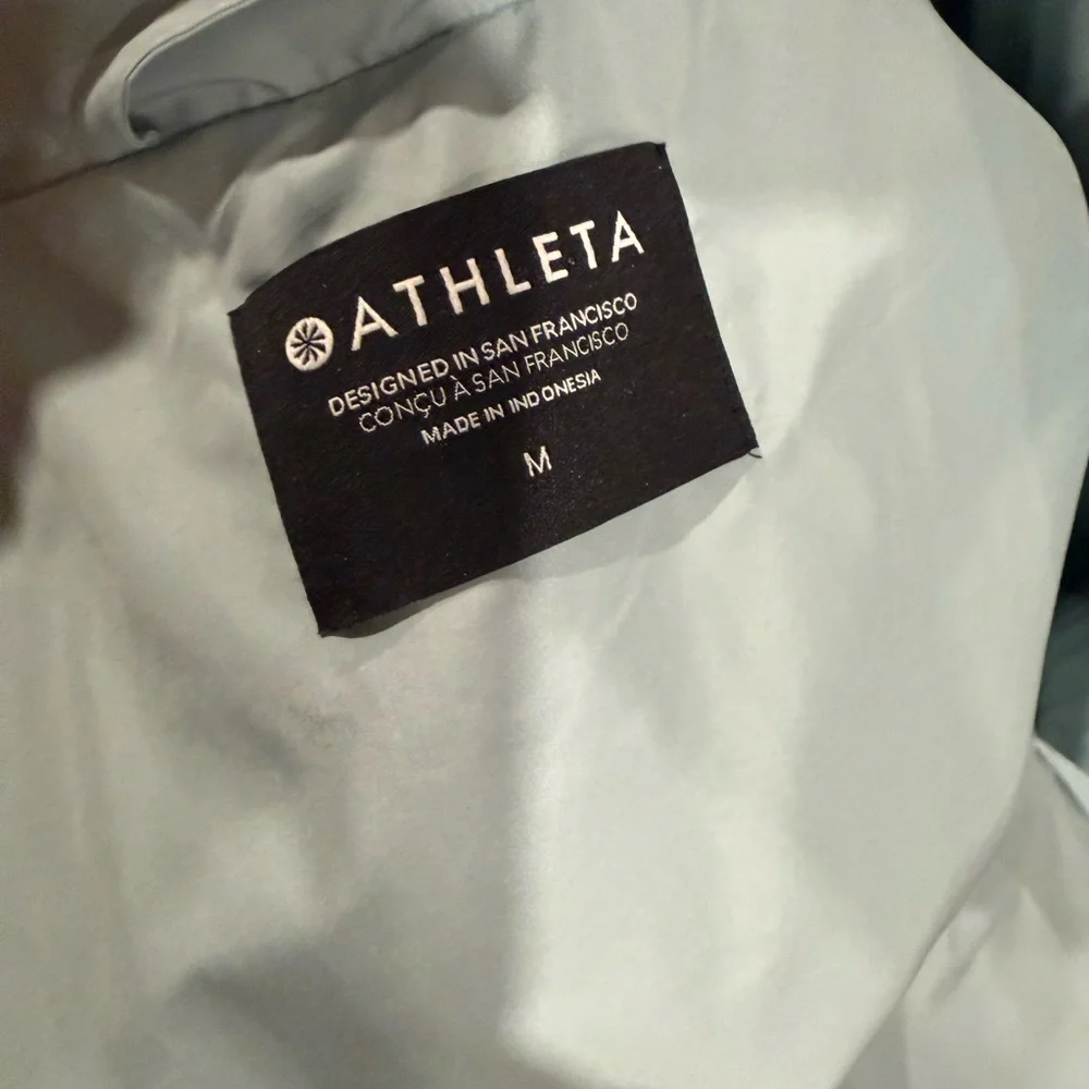 Athleta Sky Blue Bomber Jacket - Picture 3 of 4